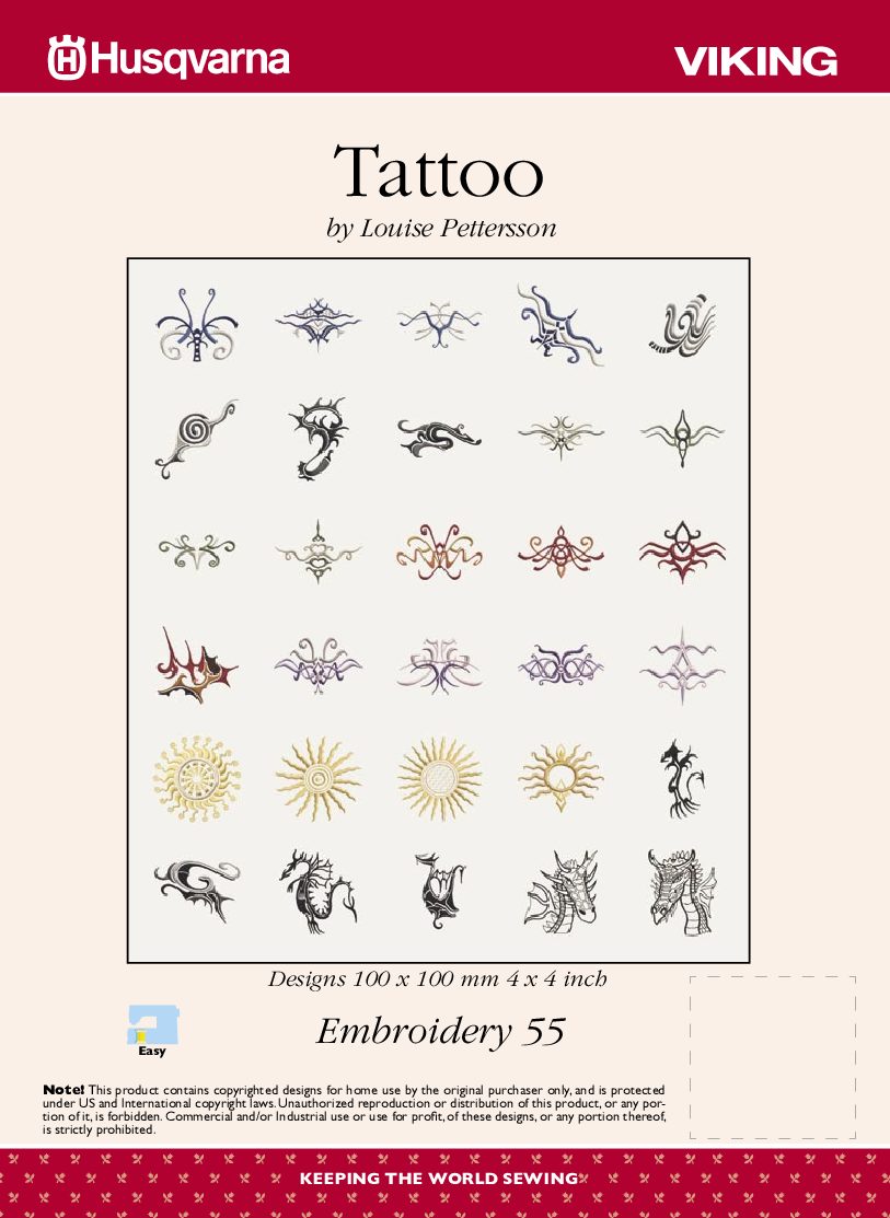 VIKING DCARD 055 TATTOO Stony Brook Sew & Vac Sewing Shop and