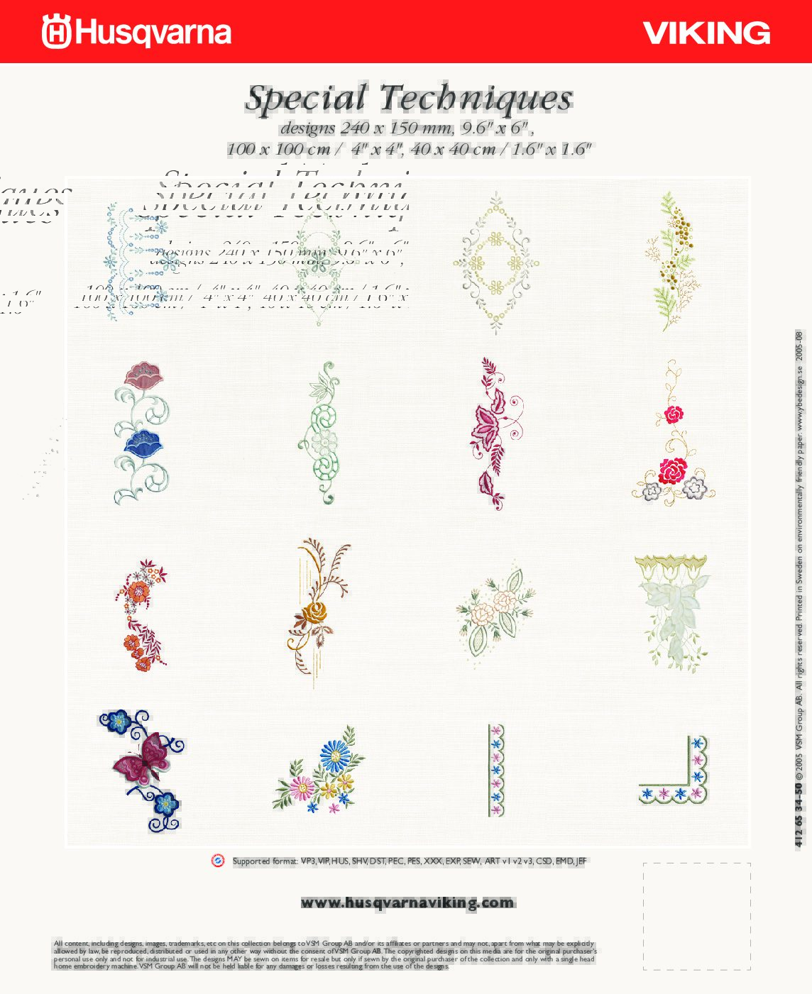 VIKING DISK 150 SPECIAL TECHNIQES Stony Brook Sew & Vac Sewing Shop