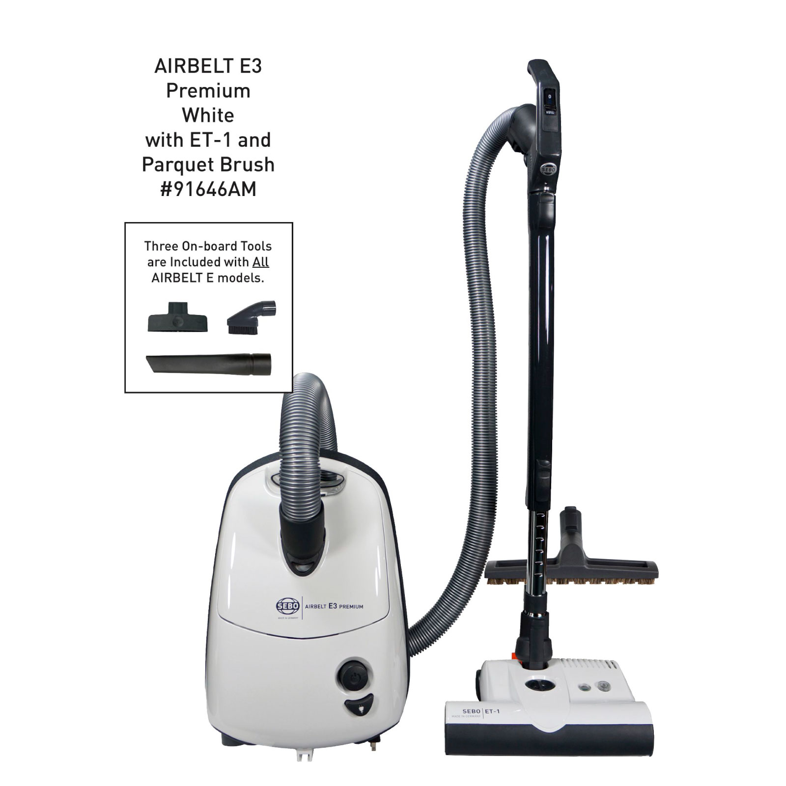 Sebo Airbelt E3 Premium Stony Brook Sew & Vac Sewing Shop and Vacuum